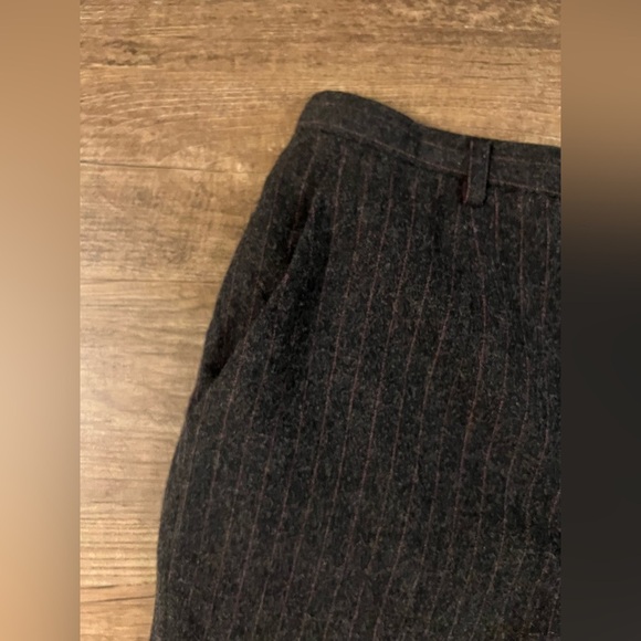 Vtg Pendleton Virgin Wool High Rise Pin Striped Lined Pants Women Size 14 USA D1 - Picture 11 of 11